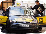 Image of an AA Ford Focus training car