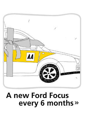 Image of car - a new Ford Focus every 6 months