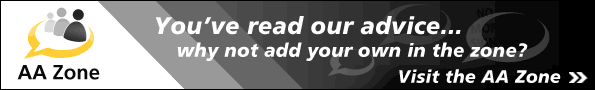 read our advice? Now add your own in the Zone - join the discussion in the AA zone