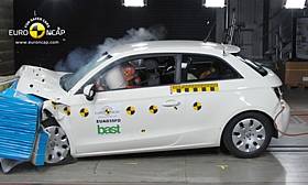 Audi A1 crash test picture