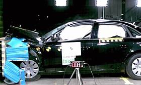 Audi A4 crash test picture