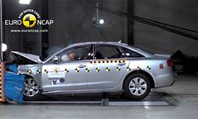 Audi A6 crash test picture