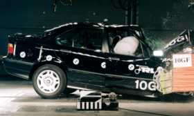 BMW 3 series crash test picture