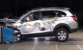 Chevrolet Captiva crash test picture