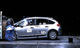 Citroen C4 crash test picture