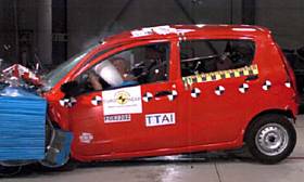 Daihatsu Cuore crash test picture