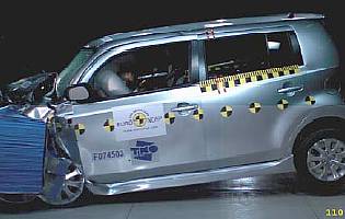 Daihatsu Materia crash test picture