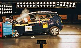 Ford Fiesta crash test picture