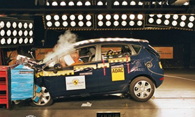 Ford Fiesta crash test picture