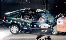Honda Civic crash test picture