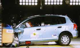 Honda Civic crash test picture