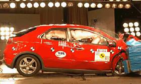 Honda Civic crash test picture