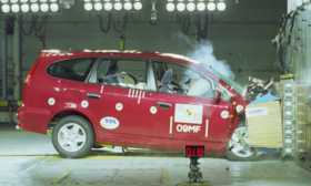Honda Stream crash test picture