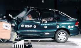 Hyundai Accent crash test picture