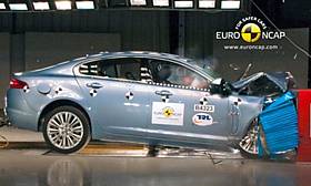 Jaguar XF crash test picture