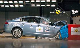 Jaguar XF crash test picture