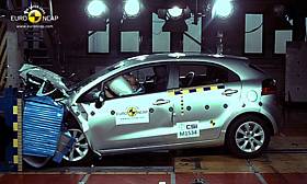 Kia Rio crash test picture
