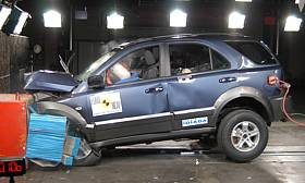 Kia Sorento crash test picture