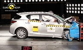 Lexus CT 200h crash test picture