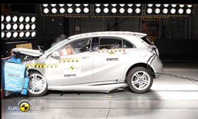Mercedes-Benz A-class crash test picture