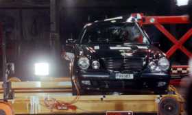 Mercedes-Benz E-class crash test picture