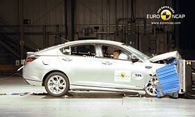 MG MG 6 crash test picture