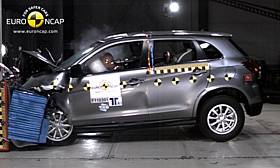 Mitsubishi ASX crash test picture
