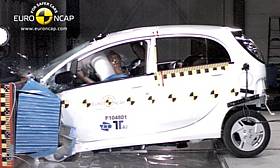 Mitsubishi i-MiEV crash test picture