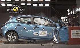 Nissan Leaf crash test picture
