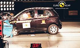 Nissan Micra crash test picture