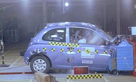 Nissan Micra Crashed