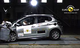 Peugeot 208 crash test picture