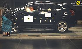 Peugeot 3008 Crossover crash test picture