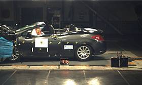 Peugeot 308CC crash test picture