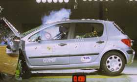Peugeot 307 crash test picture