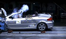 Peugeot 307CC crash test picture