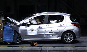 Peugeot 308 crash test picture