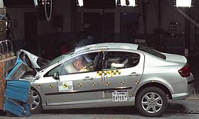 Peugeot 407 crash test picture