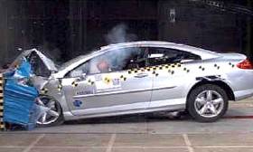 Peugeot 407 crash test picture
