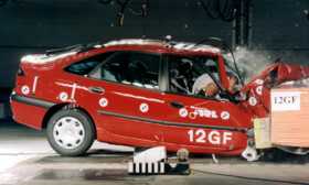 Renault Laguna crash test picture
