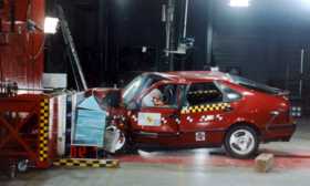 Saab 9-3 crash test picture
