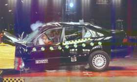 Saab 9-5 crash test picture
