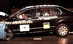 Skoda Superb crash test picture
