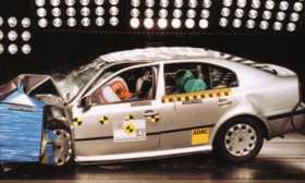 Skoda Octavia crash test picture