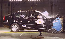 Skoda Octavia crash test picture