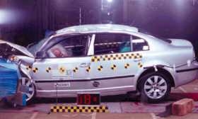 Skoda Superb crash test picture