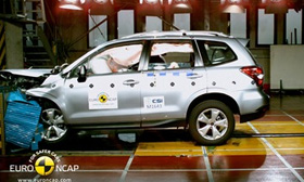 Subaru Forester crash test picture