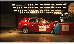 Subaru Impreza crash test picture