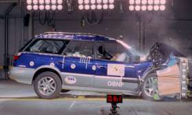 Subaru Legacy crash test picture