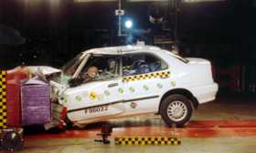 Suzuki Baleno crash test picture